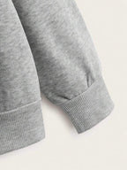 Moletom Com Capuz Com Zíper Bolsos Laterais E Cordão