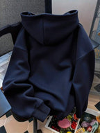 Moletom Com Capuz Bolso Canguru Oversized Com Cordão