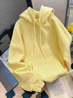 Moletom Com Capuz Bolso Canguru Oversized Com Cordão