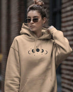Moletom Com Capuz Bolso Canguru Lettering E Estampa