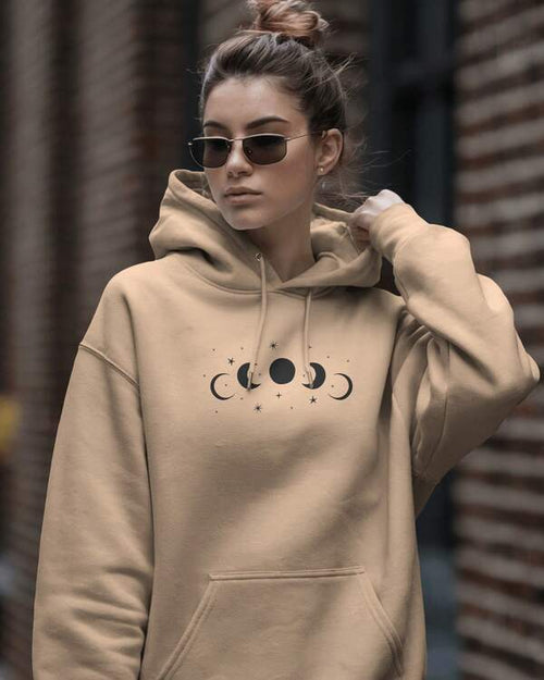 Moletom Com Capuz Bolso Canguru Lettering E Estampa