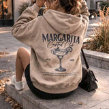 Moletom Com Capuz Bolso Canguru Estampa de Taça e Lettering