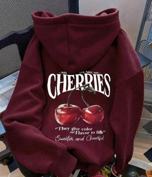 Moletom Com Capuz Bolso Canguru Lettering E Estampa Costas