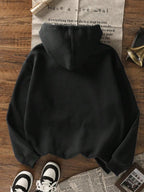 Moletom Com Capuz Bolso Canguru Lettering Manhattan